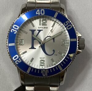 Kansas City Royals Sparo Key Style Men's Sports Watch Metal Band